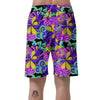 Hippie Psychedelic Mushroom Men's Shorts-grizzshop