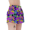 Hippie Psychedelic Mushroom Women's Shorts-grizzshop