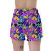 Hippie Psychedelic Mushroom Women's Shorts-grizzshop