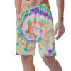 Hippie Tie Dye Men's Shorts-grizzshop