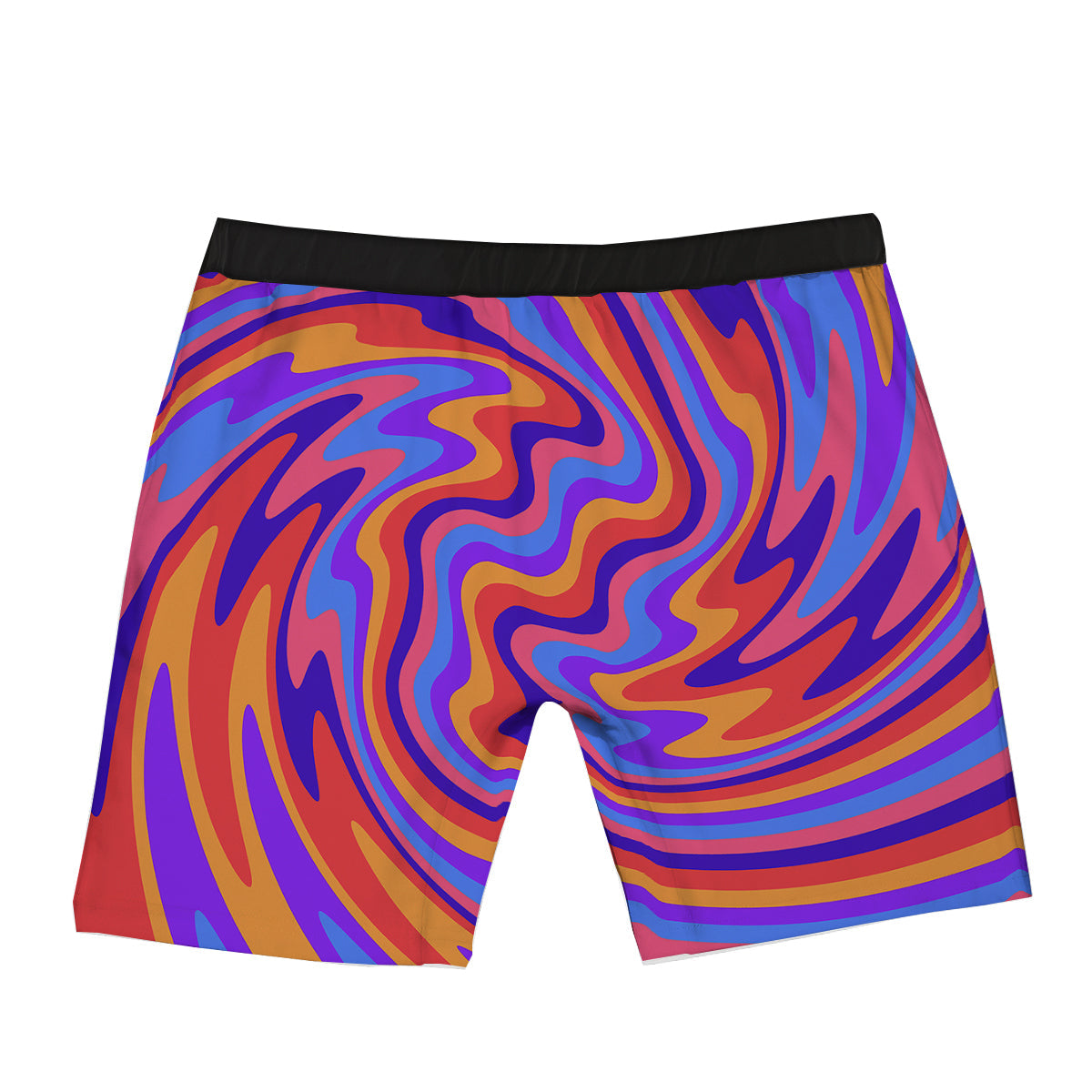 Hippie Trippy Acid Color Print Pattern Boxer Briefs-grizzshop