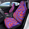 Hippie Trippy Acid Color Print Pattern Car Seat Covers-grizzshop