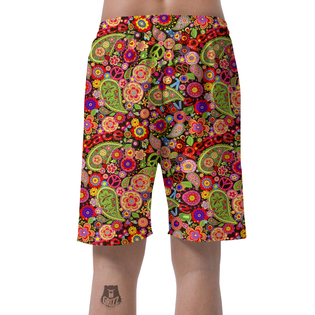 Hippie Trippy Men's Shorts-grizzshop