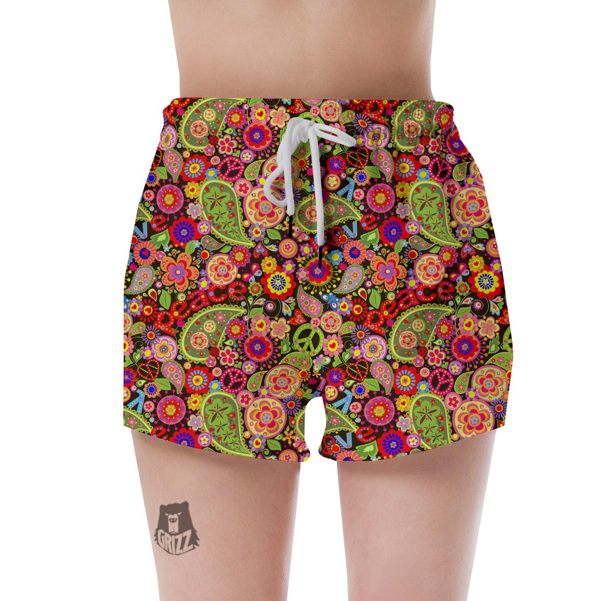Hippie Trippy Women's Shorts-grizzshop