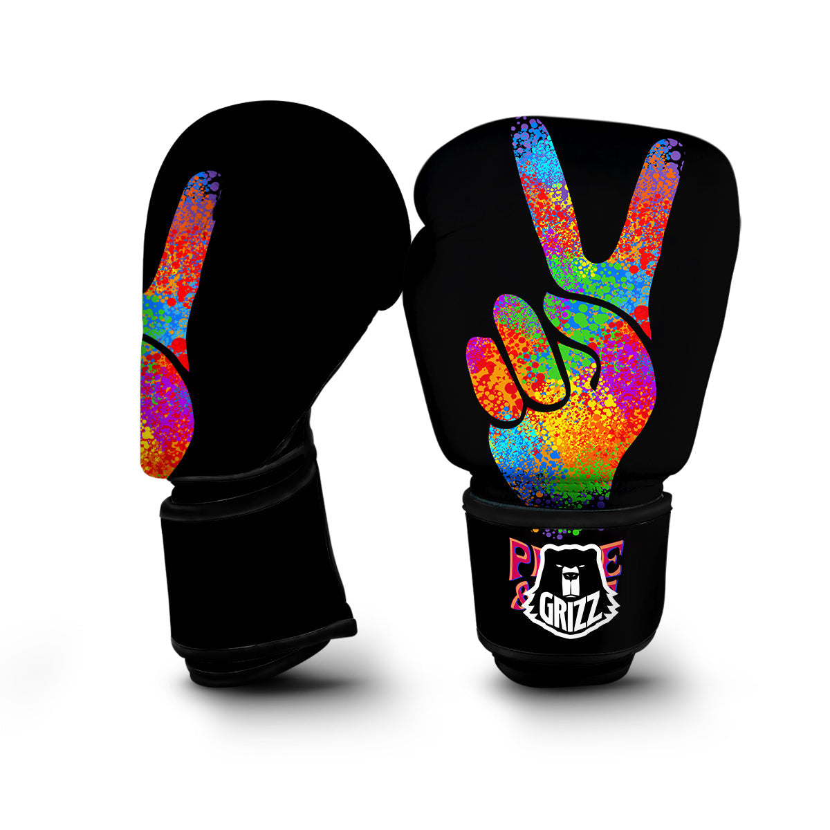 Hippie Two Finger Boxing Gloves-grizzshop