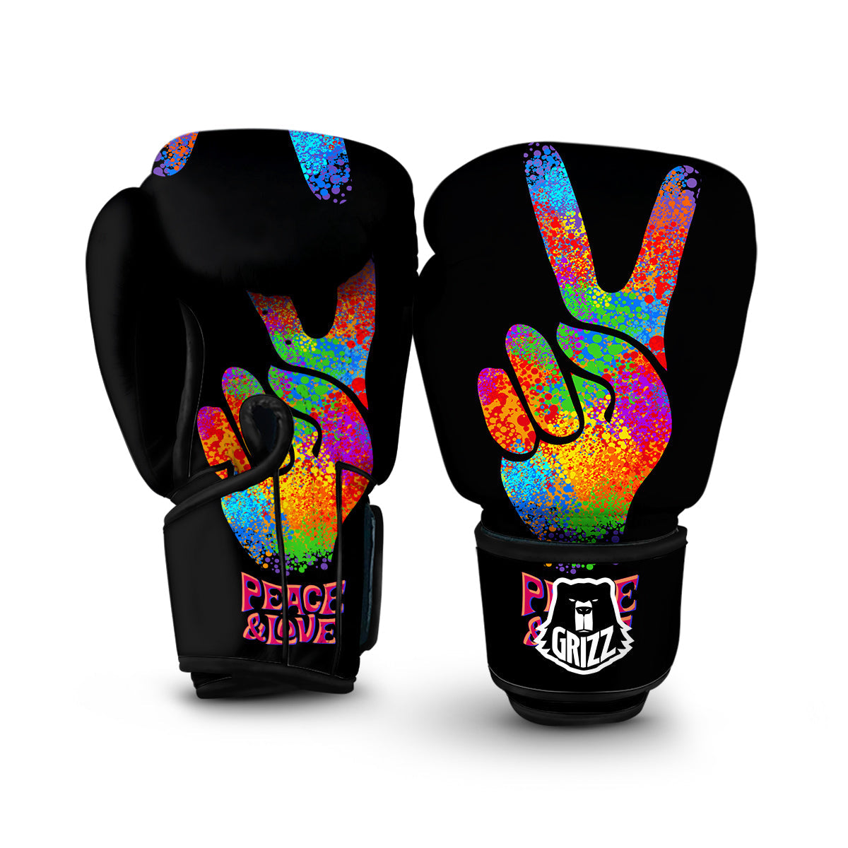 Hippie Two Finger Boxing Gloves-grizzshop