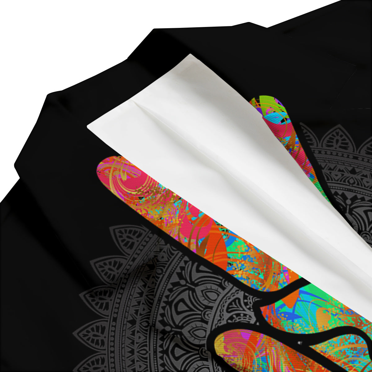 Hippie Two Finger Sign Men's Blazer-grizzshop
