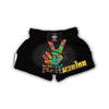 Hippie Two Finger Sign Muay Thai Boxing Shorts-grizzshop