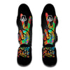 Hippie Two Finger Sign Muay Thai Shin Guards-grizzshop