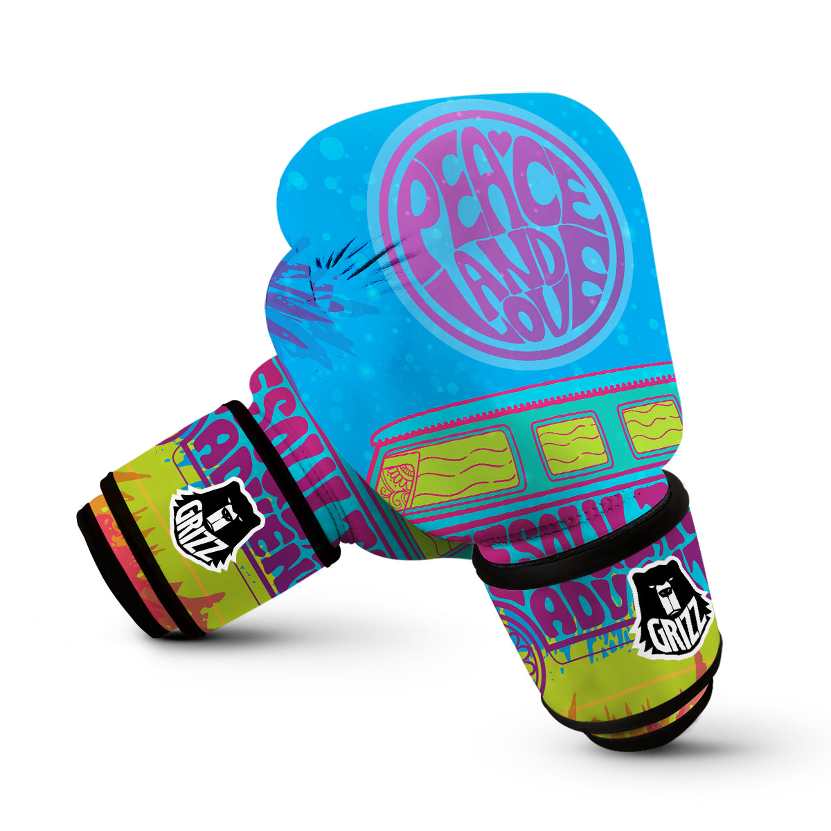 Hippie Van Boxing Gloves-grizzshop