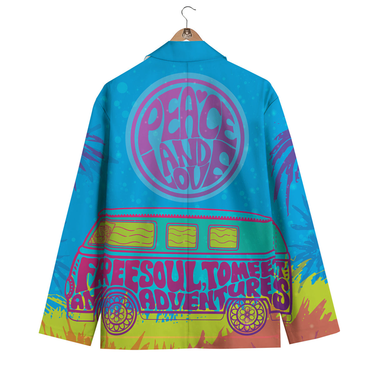 Hippie Van Men's Blazer-grizzshop