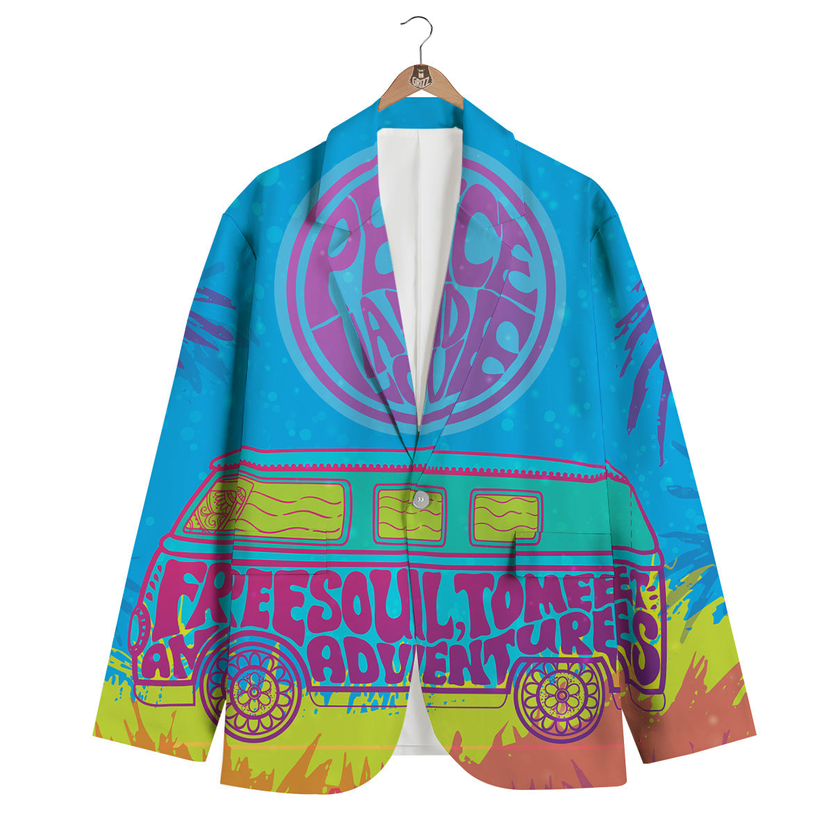 Hippie Van Men's Blazer-grizzshop