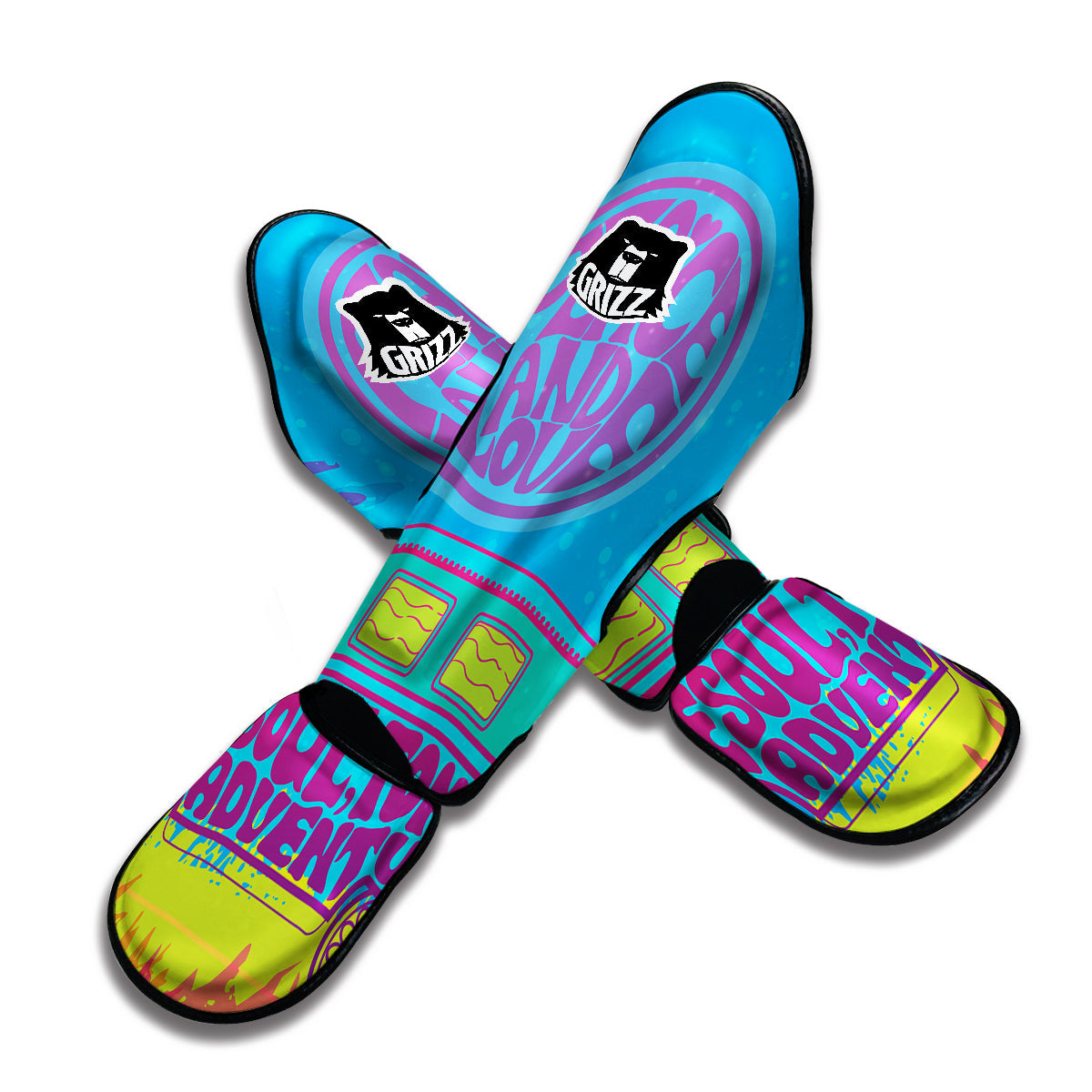 Hippie Van Muay Thai Shin Guards-grizzshop