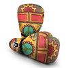 Hippie Van Peace Sign Mandala Pattern Print Boxing Gloves-grizzshop