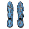 Hippo Pattern Print Muay Thai Shin Guards-grizzshop