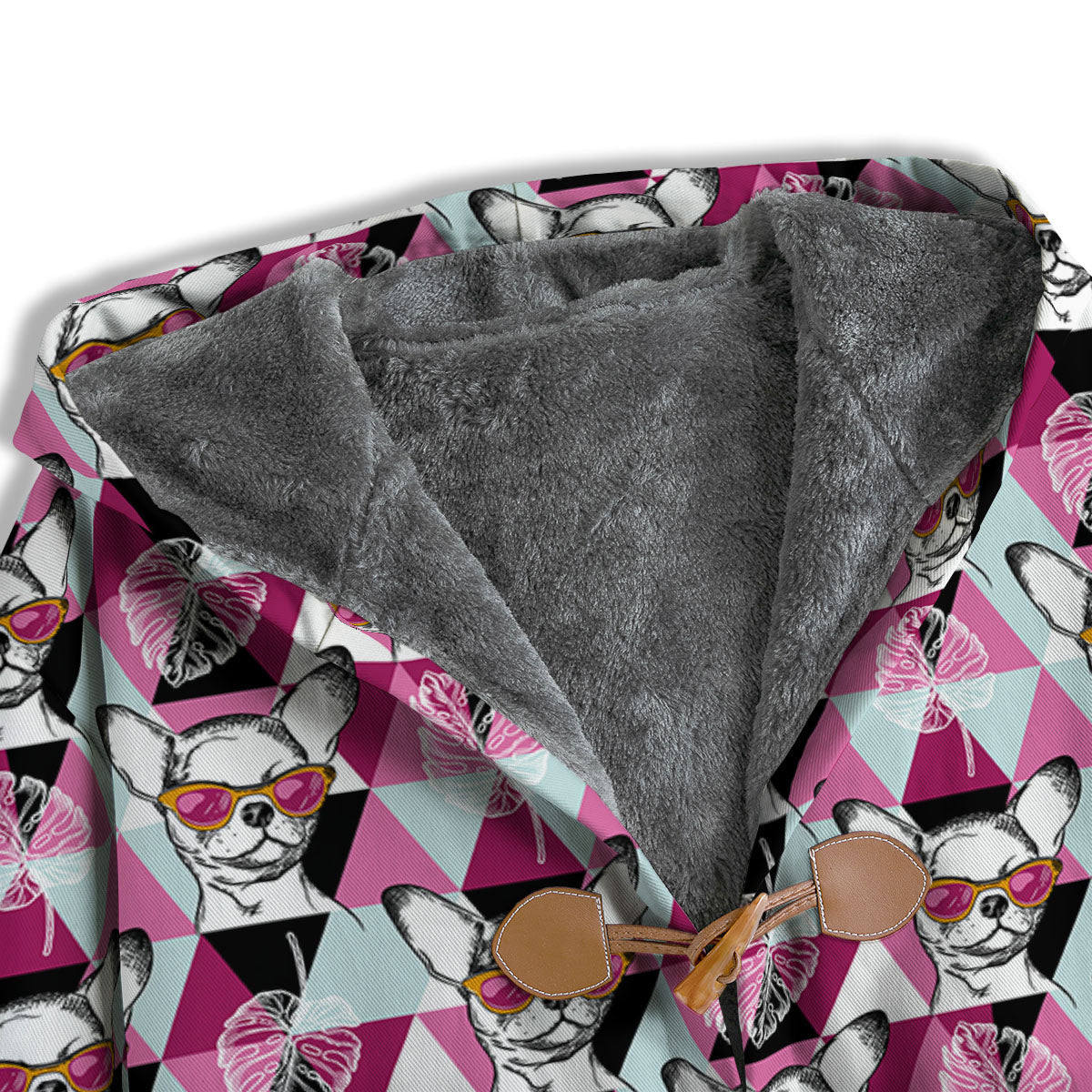 Hipster Chihuahua Print Pattern Men's Windbreaker Jacket-grizzshop
