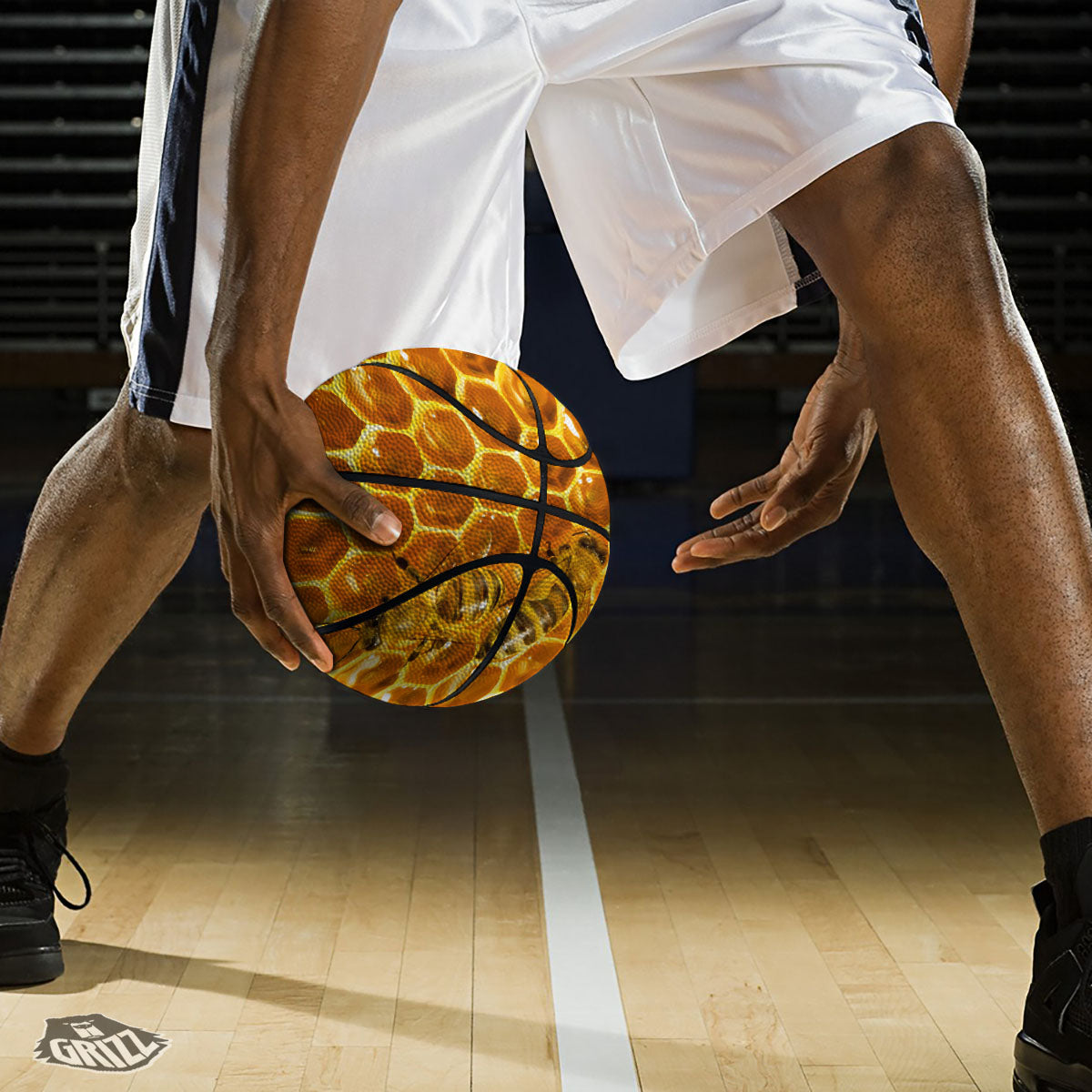 Hive Honey Bee Print Basketball