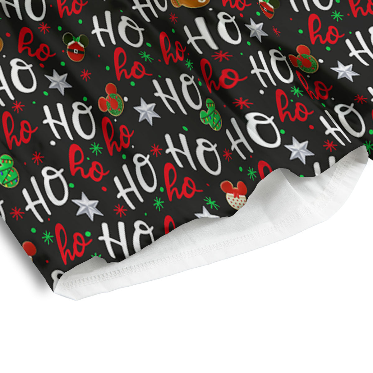 Ho Ho Ho Christmas Print Pattern Men's Athletic Shorts