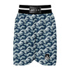 Hokusai Wave Print Pattern Boxing Shorts-grizzshop