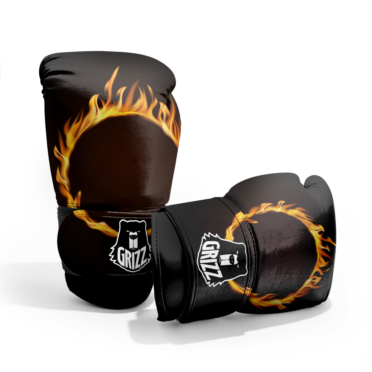 Hole Burning Print Pro Boxing Glove
