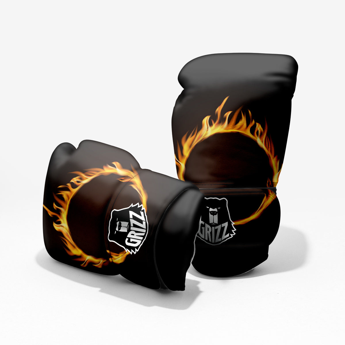 Hole Burning Print Pro Boxing Glove