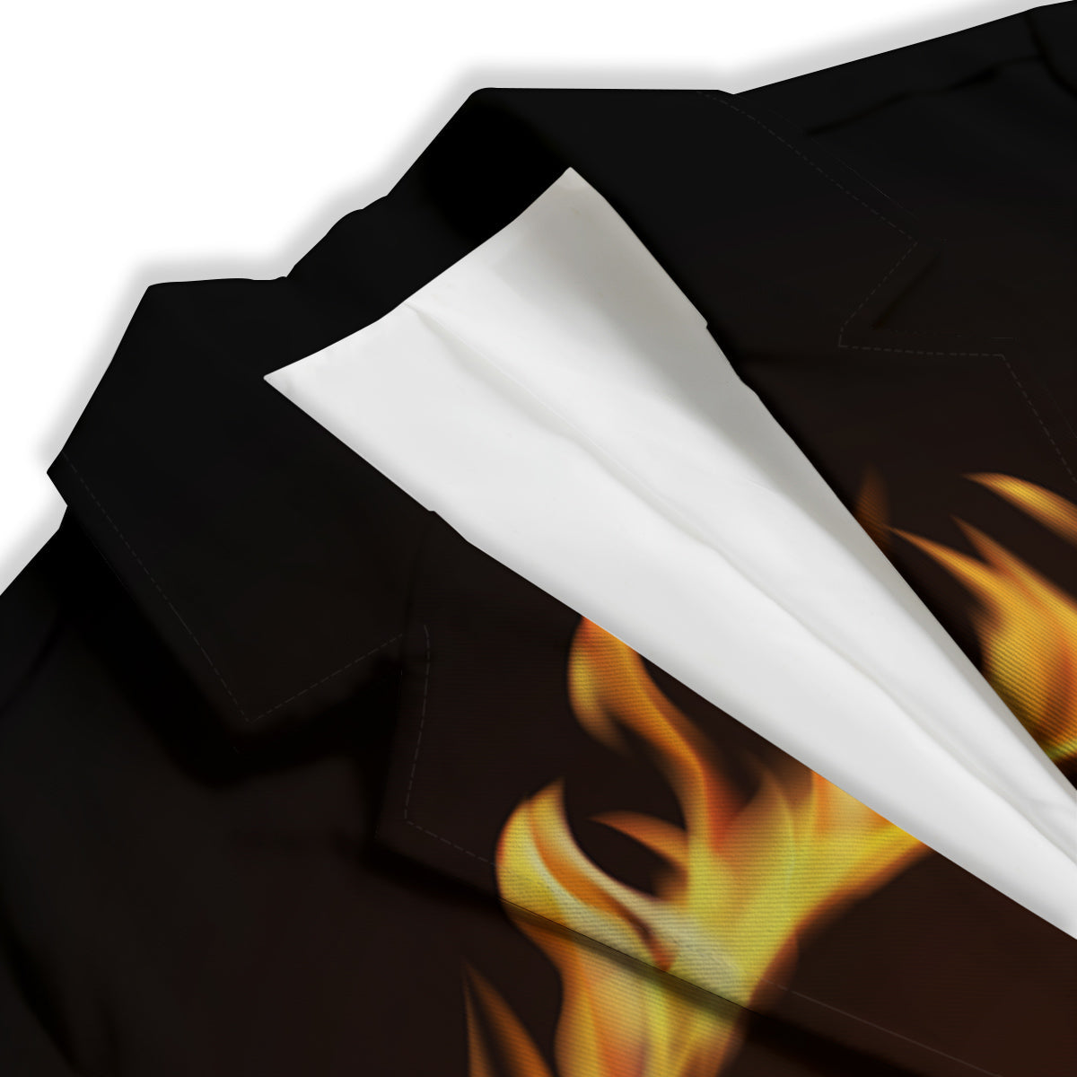 Hole Burning Print Women's Blazer-grizzshop