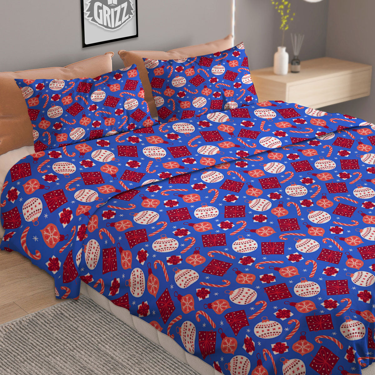 Golf Area Print Duvet Cover Bedding Set