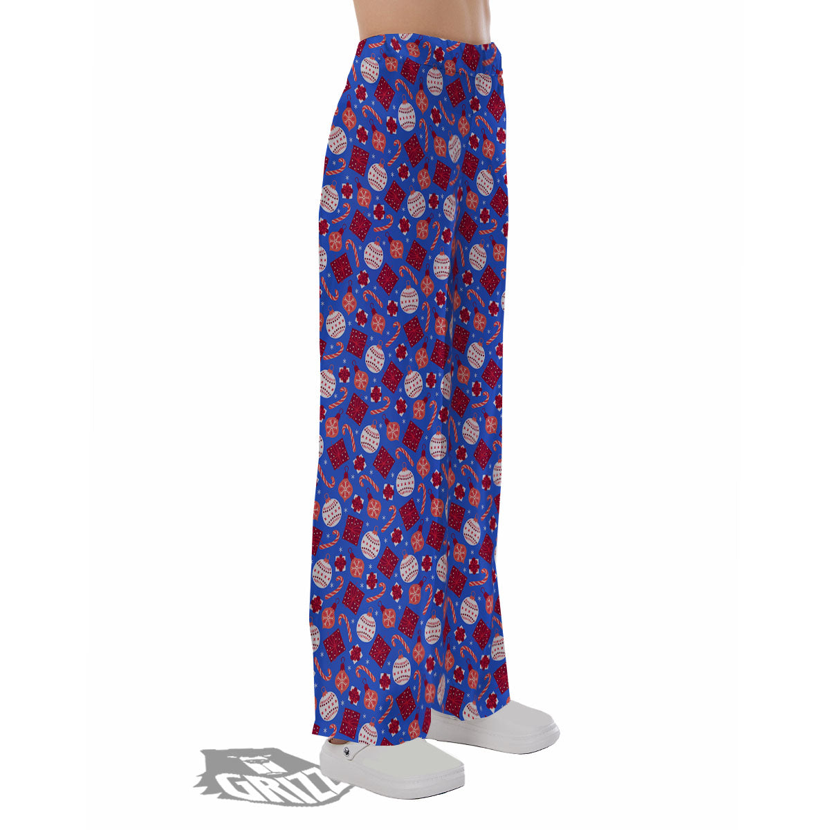 Holiday Elements Christmas Print Pattern Pajama Pants-grizzshop