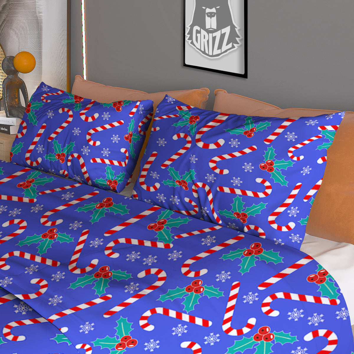 Golf Grass Print Duvet Cover Bedding Set