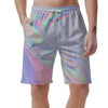 Holographic Abstract Men's Shorts-grizzshop