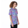 Holographic Floral Psychedelic Women's Golf Shirts-grizzshop