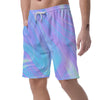 Holographic Print Men's Shorts-grizzshop