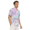 Holographic Psychedelic Men's Golf Shirts-grizzshop