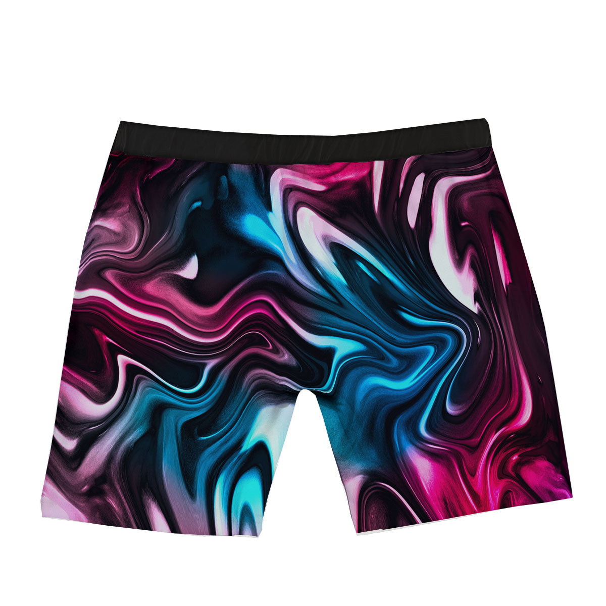 Holographic Psychedelic Print Pattern Boxer Briefs-grizzshop