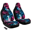 Holographic Psychedelic Print Pattern Car Seat Covers-grizzshop