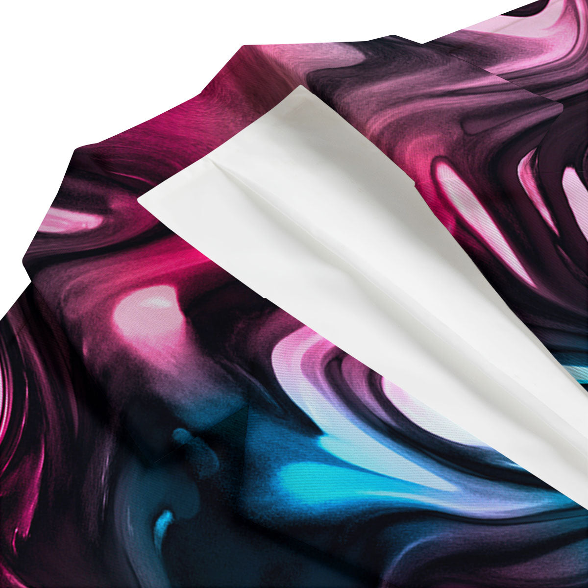 Holographic Psychedelic Print Pattern Men's Blazer-grizzshop