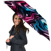 Holographic Psychedelic Print Pattern Umbrella-grizzshop