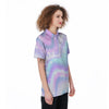 Holographic Psychedelic Women's Golf Shirts-grizzshop