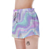 Holographic Psychedelic Women's Shorts-grizzshop