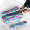 Holographic Rainbow Print Pattern Umbrella-grizzshop