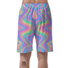 Holographic Trippy Men's Shorts-grizzshop