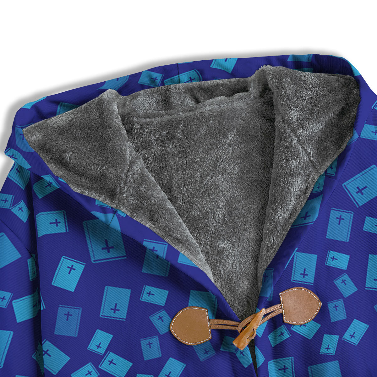 Holy Bible Blue Print Pattern Men's Windbreaker Jacket-grizzshop