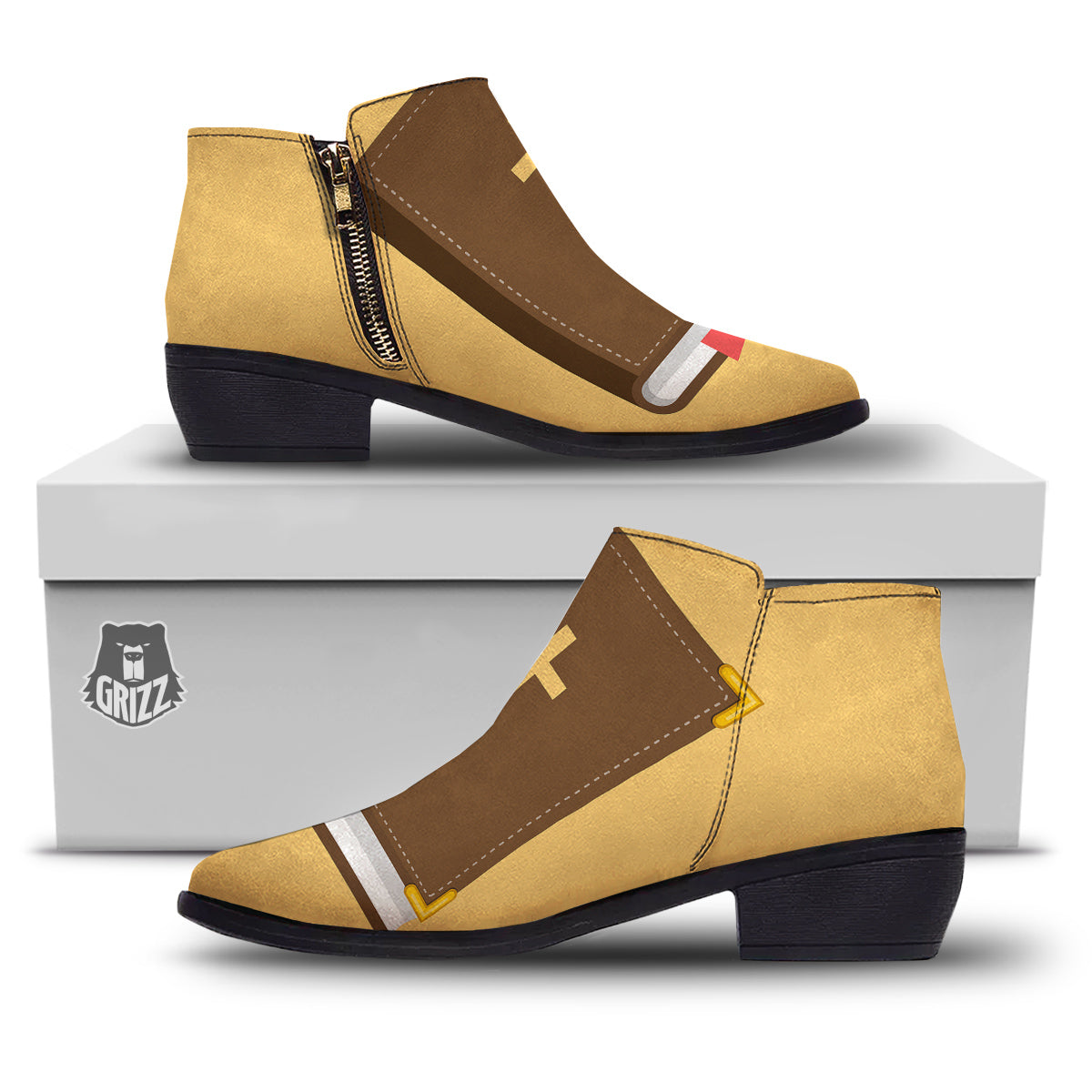 Holy Bible Christian Print Ankle Boots-grizzshop