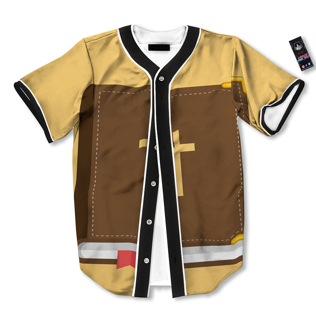Holy Bible Christian Print Baseball Jersey-grizzshop