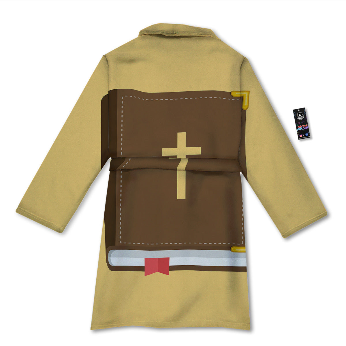 Holy Bible Christian Print Bathrobe-grizzshop