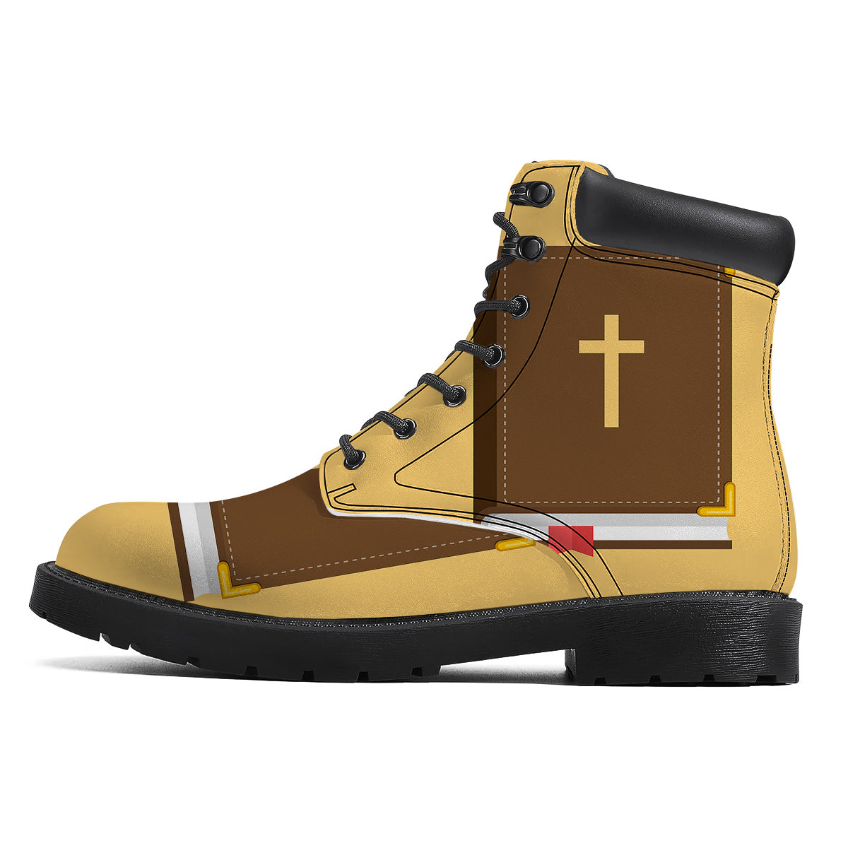 Holy Bible Christian Print Boots-grizzshop