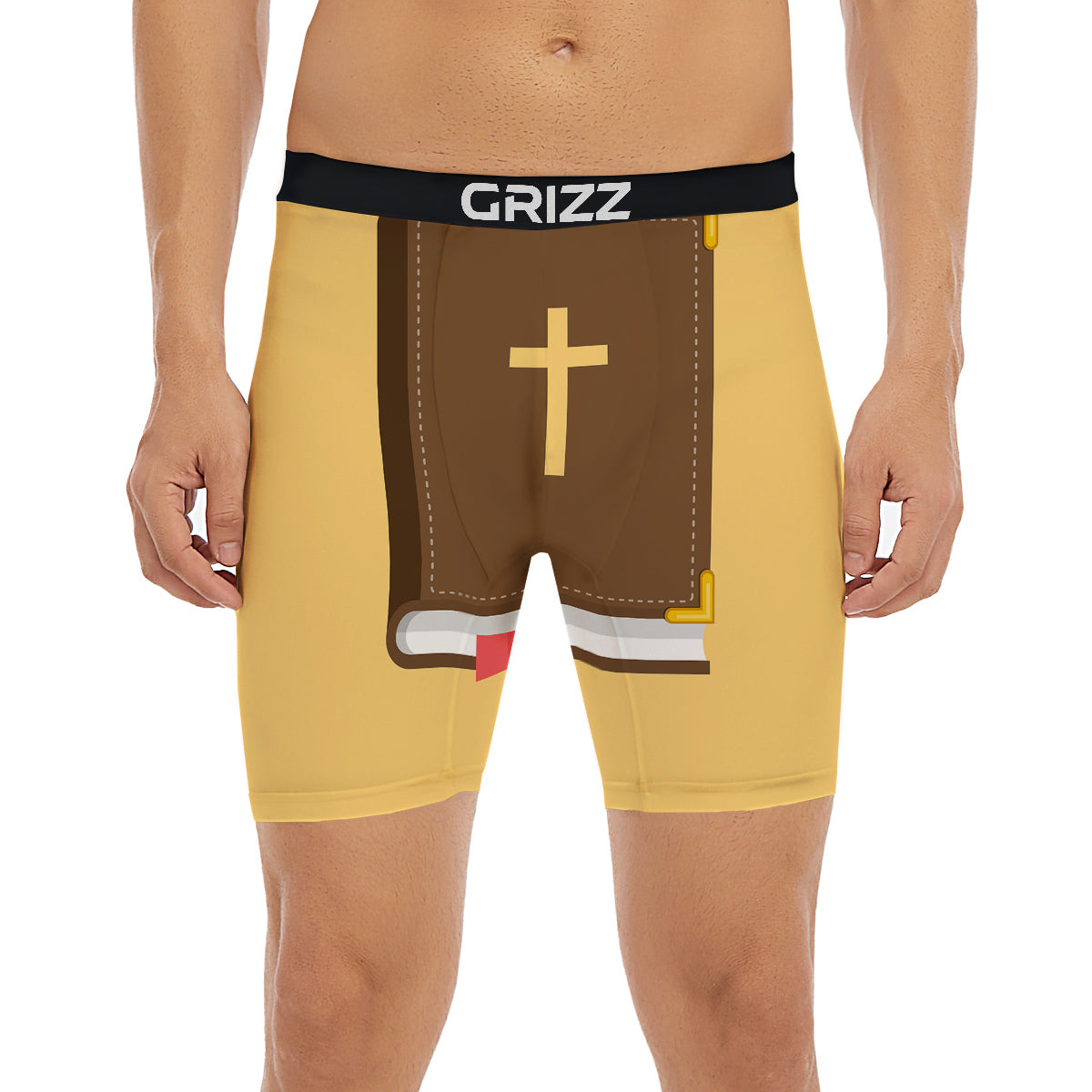 Holy Bible Christian Print Boxer Briefs-grizzshop