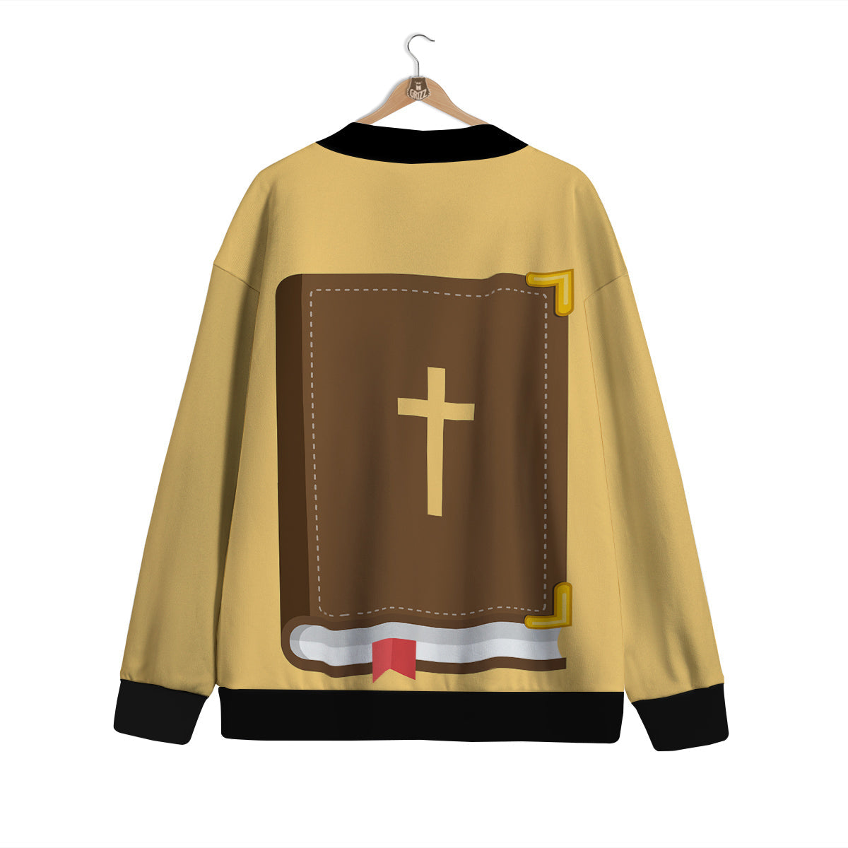 Holy Bible Christian Print Cardigan-grizzshop