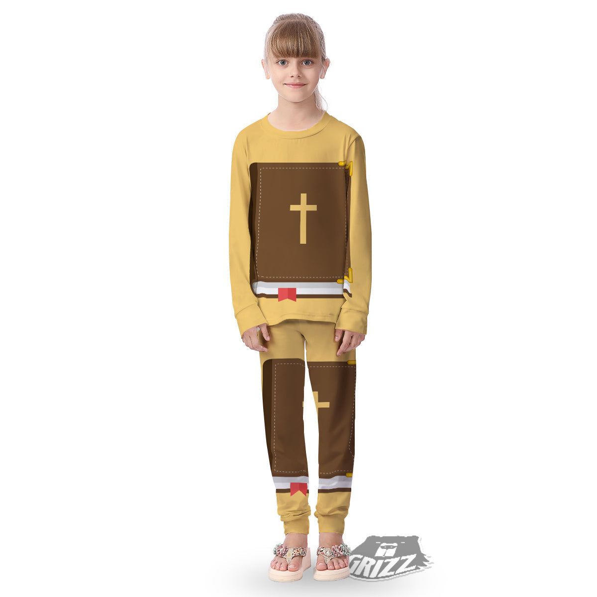 Holy Bible Christian Print Kid's Pajamas-grizzshop