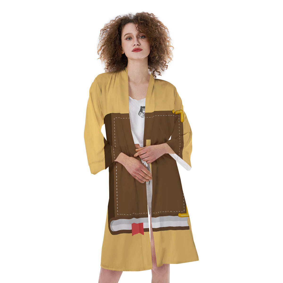 Holy Bible Christian Print Kimono-grizzshop